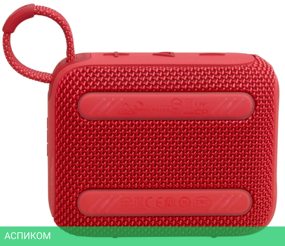 Беспроводная колонка JBL Go 4 Red (JBLGO4RED)
