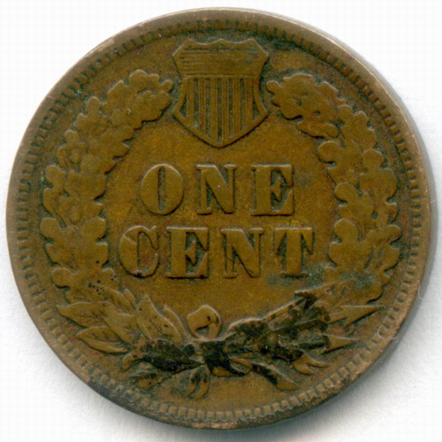 1 цент 1901 год. США. Голова индейца. Бронза F-VF