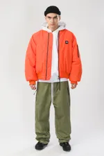 Бомбер CODERED Зимний Bomber Wide Оранжевая