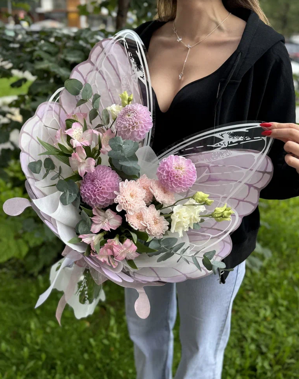 Букет цветов Бабочка №1