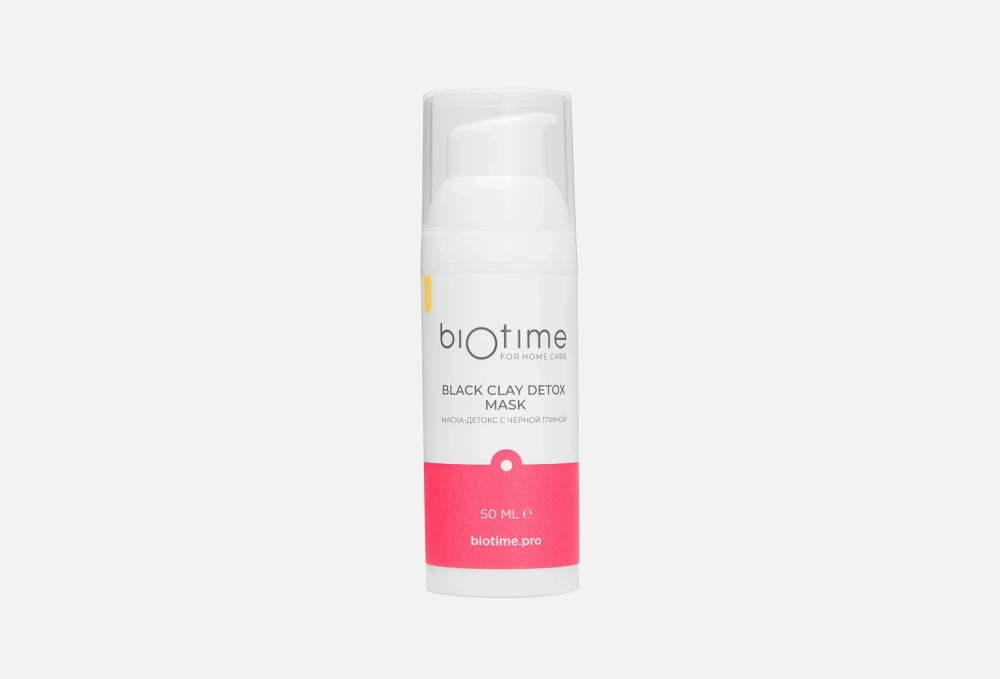 BIOTIME FOR HOME CARE МАСКА-ДЕТОКС С ЧЕРНОЙ ГЛИНОЙ, 50мл.