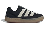 Adidas originals Adimatic comfortable and versatile non-slip shock-absorbing low-top sneakers for men and women in the same style black