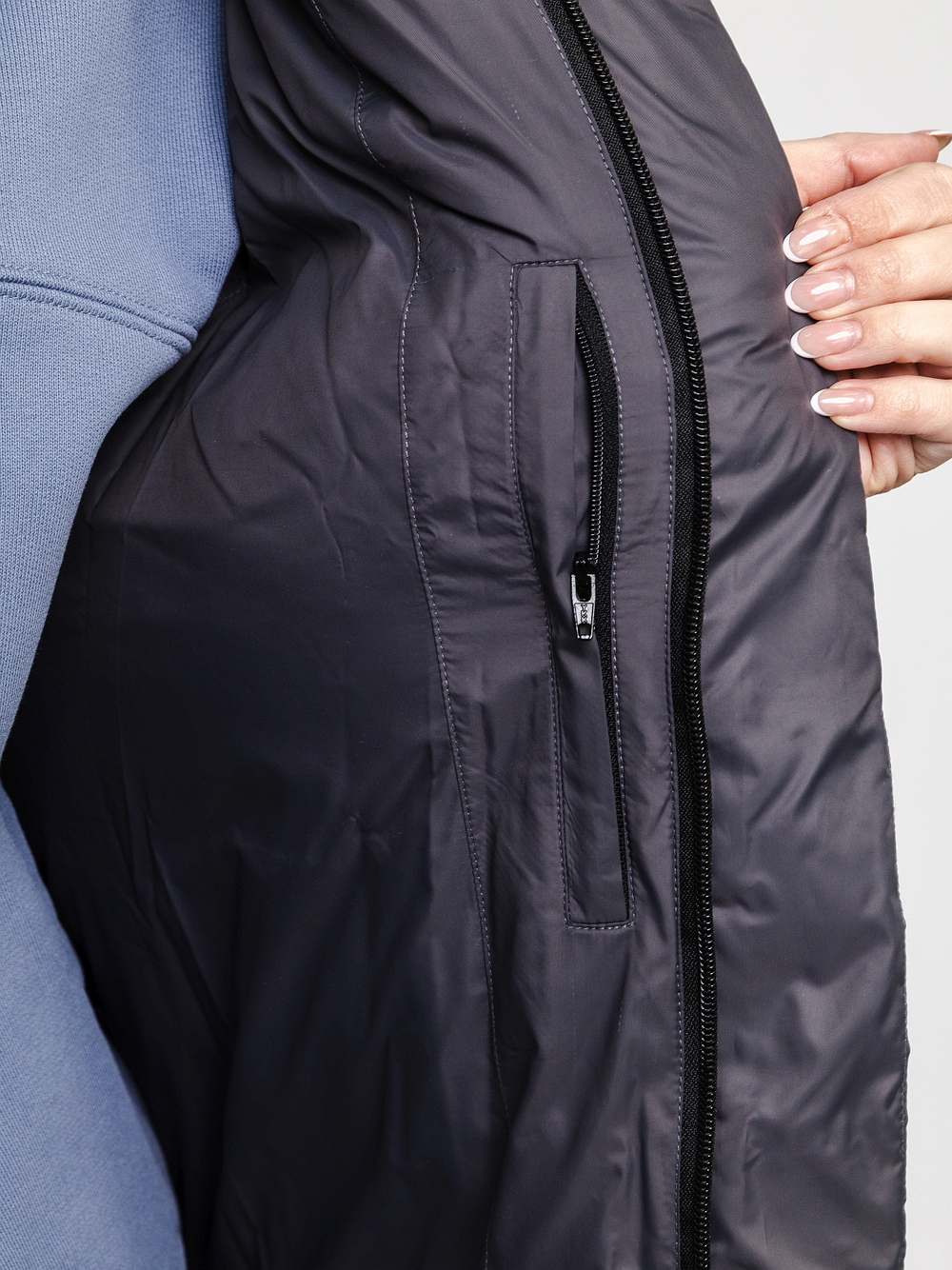 Жилет "НОХО" утеплённый, унисекс, цвет "Стальной ледник"