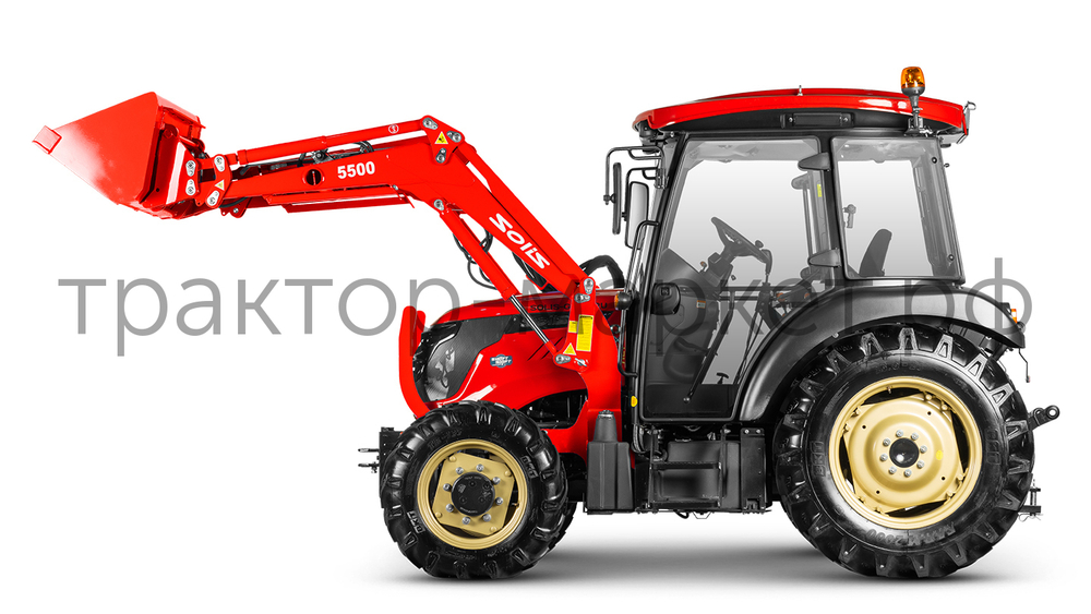 Фронтальный погрузчик Solis | Солис (50 HP/Cabin/4x4/8F+2R) Увеличенный ковш (3RD std bucket)