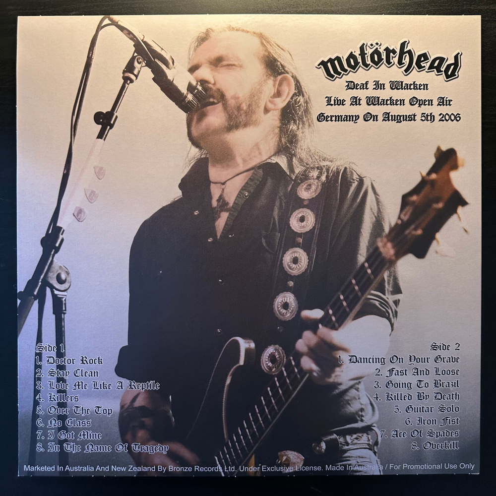 Motorhead – Deaf In Wacken (Европа 2021г.) Blue