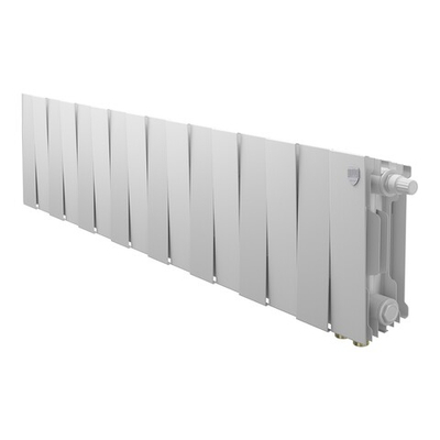 Радиатор биметаллический Royal Thermo PianoForte 200 Bianco Traffico 16 секций VDR (нижнее правое подключение)