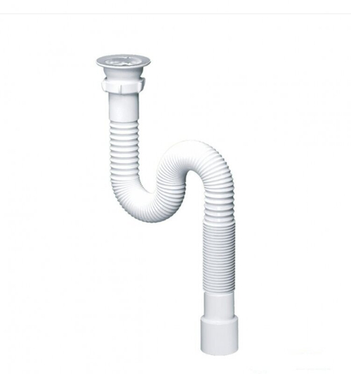 Сифон гофрированный 1 1/2 чашка-70, выпуск 40/50мм Акватер