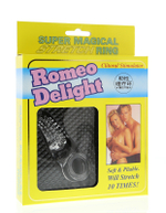 Тугое эрекционное колечко с щёточкой