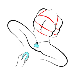 Вибростимулятор для орального секса, Youvic бирюзовый