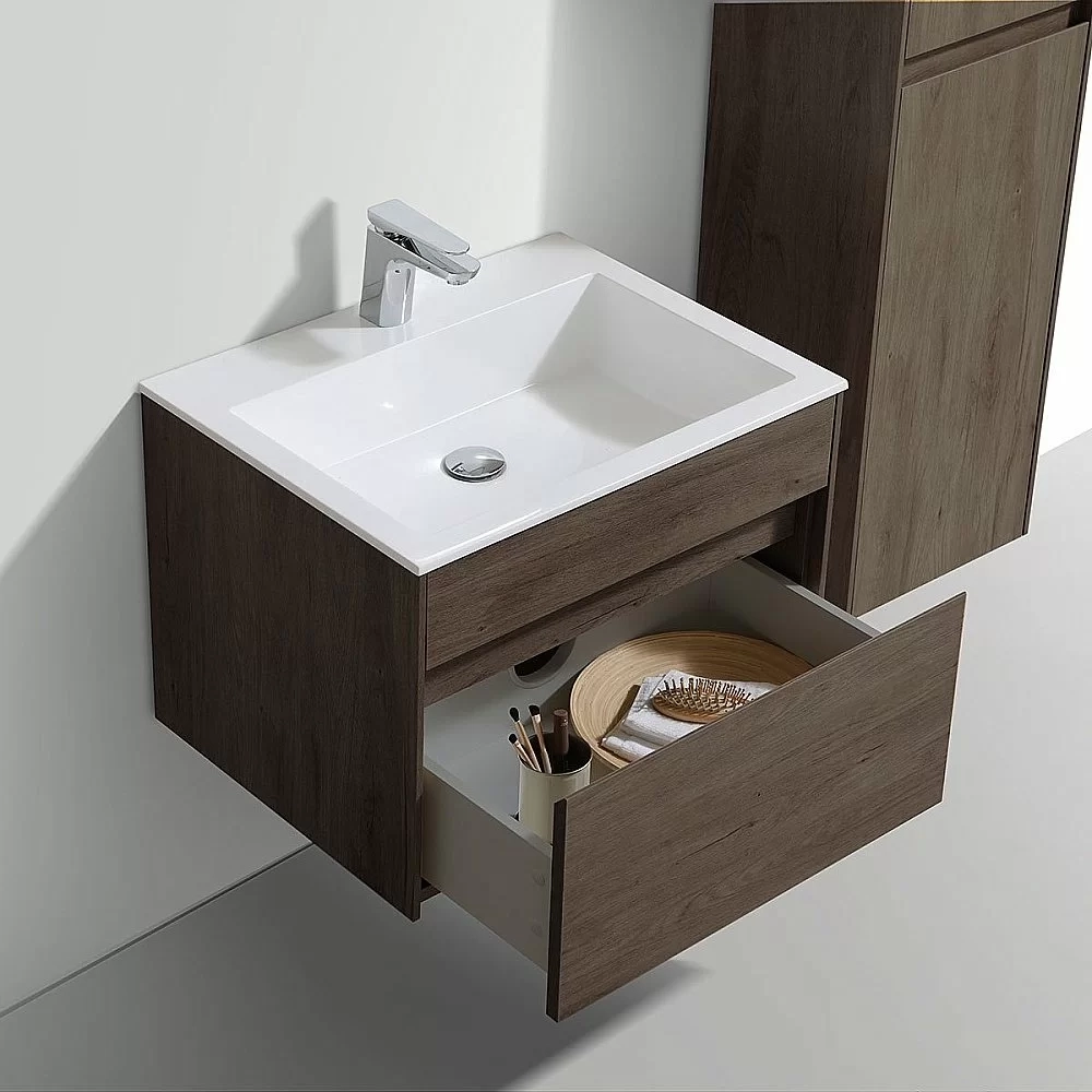 Тумба с раковиной Vincea Chiara 60 R.Oak