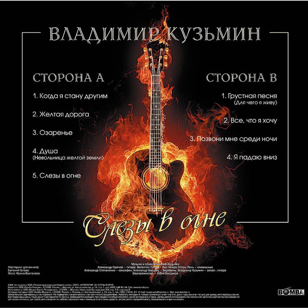 Владимир Кузьмин / Слезы В Огне (LP)