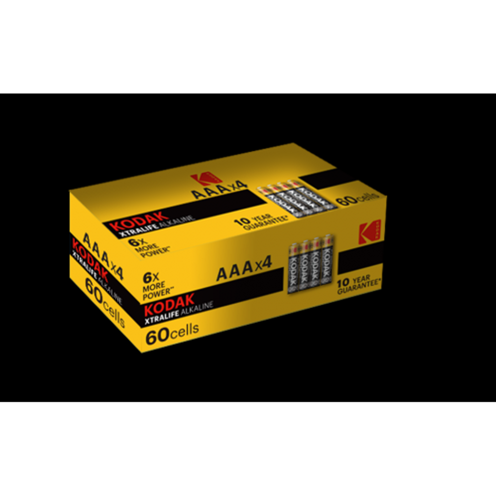 Батарейки Kodak LR03-4S XTRALIFE Alkaline [K3A-S4]