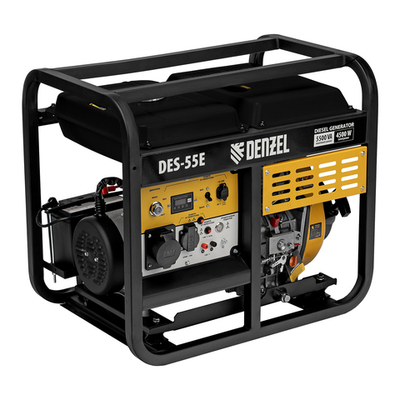 Дизельный генератор (5.5 кВт) DES-55E DENZEL