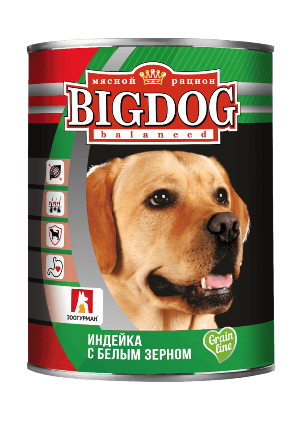 Зоогурман корм консервированный для собак big dog