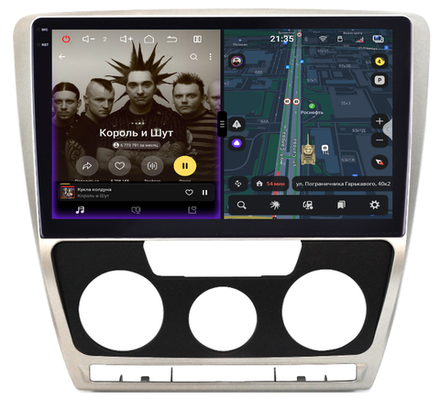 Магнитола для Skoda Octavia A5 2004-2013 (климат)- Redpower 85005 PRO/PROmax ТОП звук, 2K QLED, Android 14, CarPlay, 4G SIM-слот