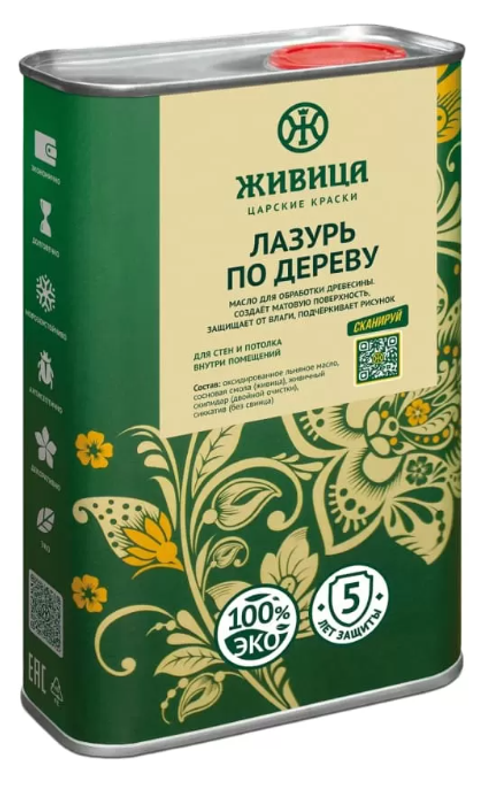 Масло лазурь по дереву Живица