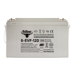 Аккумулятор RuTrike 6-EVF-120 (AGM)