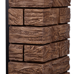 Портал Firelight Forte Wood 25 камень темный, шпон венге