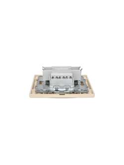 Выключатель 2-кл. СП Минск 10А IP20 беж. EKF ERV10-023-20