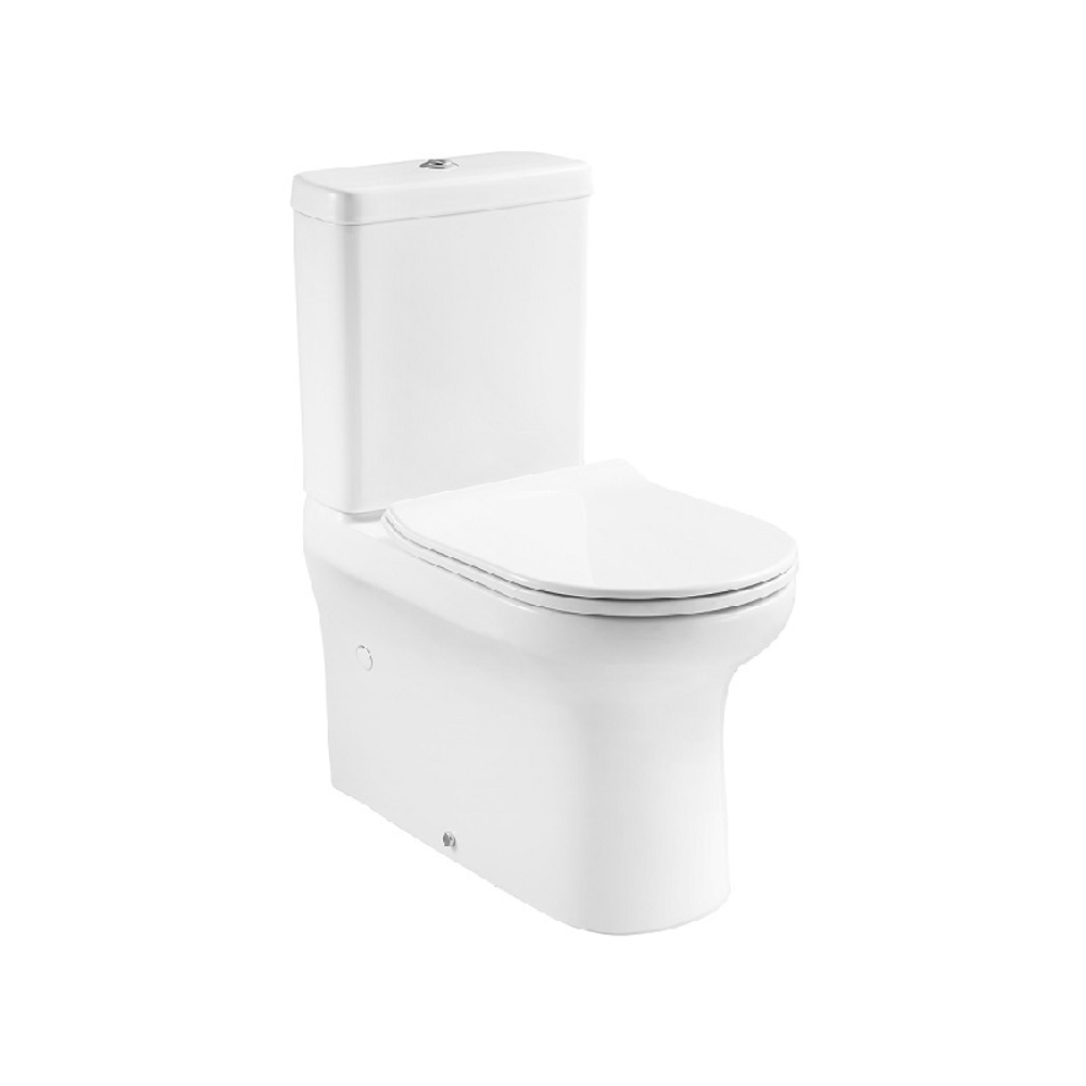 Унитаз-компакт Creo Ceramique ARCHI  безободковый, с тонкой крышкой, микролифт купить не дорого