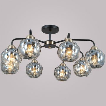 Люстра потолочная ILLUMICO E14 IL0447-8CSQ-79 BK