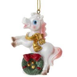 GAEM Фигурка декоративная подвесная "Лошадка", L6 W3 H8 см, 6в.