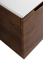 Подвесная тумба с раковиной BelBagno ETNA 120 Rovere Moro правая, ETNA-1200-2C-1A-SO-RW-R + BB1200ETL-R