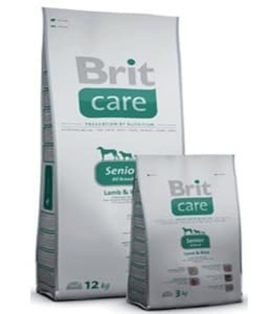 Brit Care Senior All Breed д/пожилых собак старше 7лет 3кг