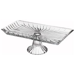 БЛЮДО НА НОЖКЕ ПРЯМОУГОЛЬНОЕ 33Х16Х12 СМ