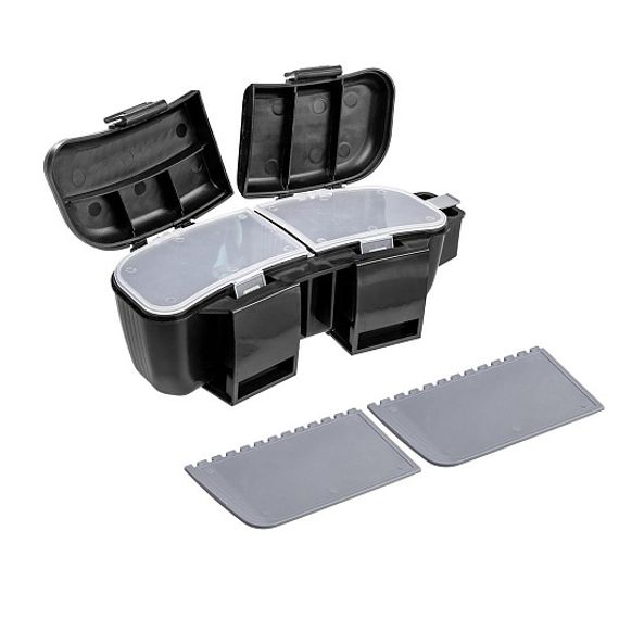 Коробка для приманок поясная 2 отдела 25.5х11х9.5cm (PR-XD-37) Premier