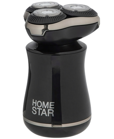 Бритва электрическая HomeStar HS-9022M аккумуляторная, 3 независимых бреющих головок с двойным лезвием, мощность 5 Вт,