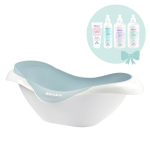 Детская ванночка для купания новорожденных BEABA Cameleo голубая