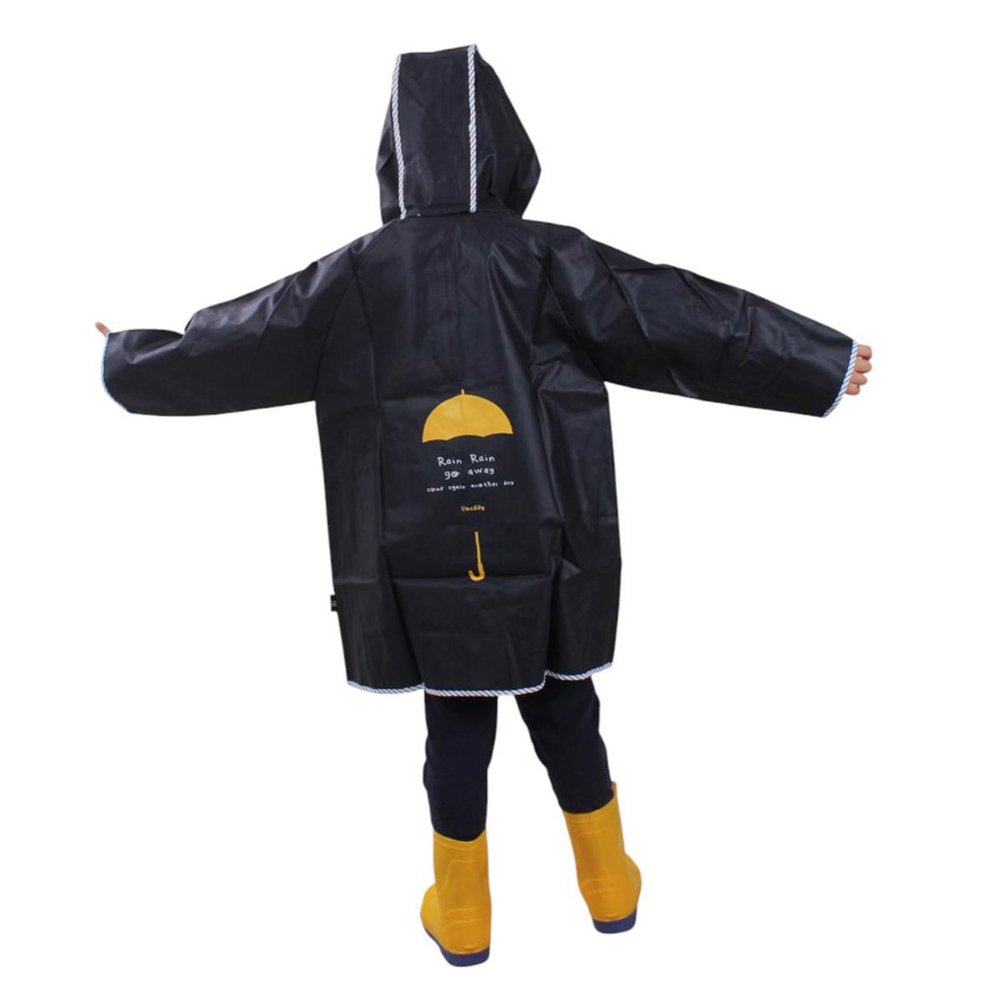 Дождевик с капюшоном, 4 цвета микс, рост 100 см