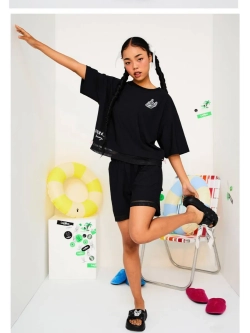 Многослойные шорты с сеткой