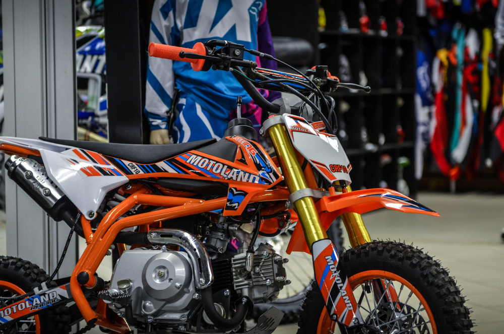 Мотоцикл детский кроссовый Motoland CRF 10
