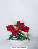 Полянка ритуальная утяжеленная на постаменте