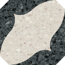 VIVES 4T78 Octgono Cerbera Negro 20x20