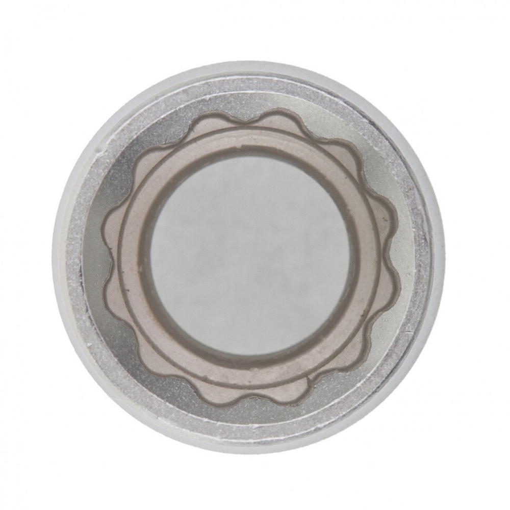 Головка торцевая, 14 мм, двенадцатигранная, CrV, под квадрат 1/2, хромированная Matrix