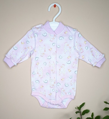 Боди Жирафики 2 (розовый)