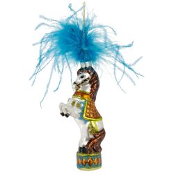 GAEM Украшение новогоднее "Лошадка", L5 W3 H15 см, 3в.