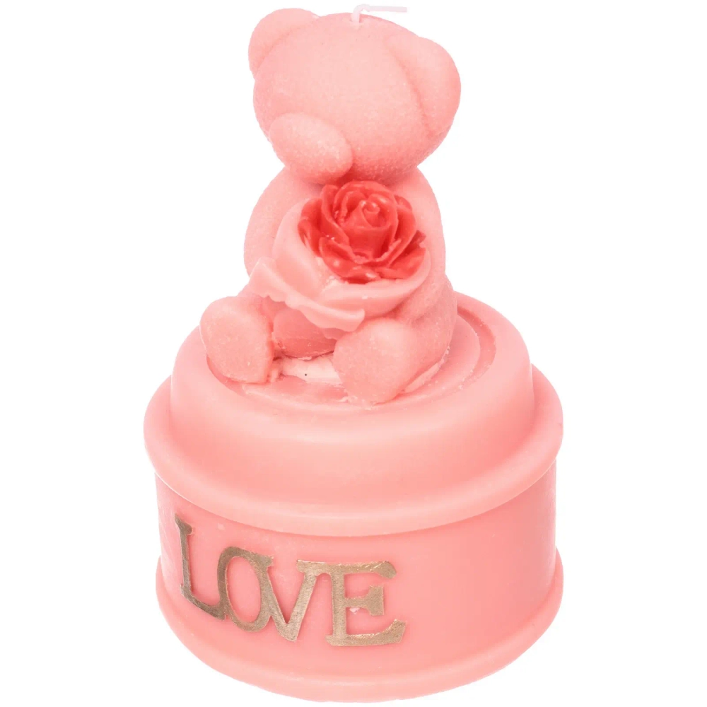 Свеча «Влюбленный мишка» 14*10 см (470 гр), (упаковка 11*11*17 см)