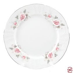 Набор тарелок Bernadotte Серая роза платина 17 см (6 шт)
