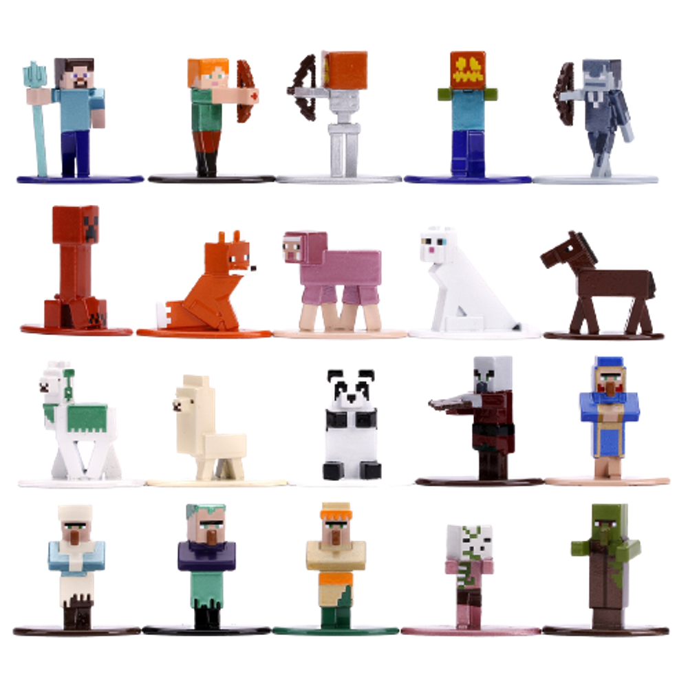 Набор Jada Toys Nano Metalfigs Minecraft wave 3