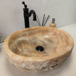 Раковина из оникса Erozy Yellow EO-62186 51*42*15 0099
