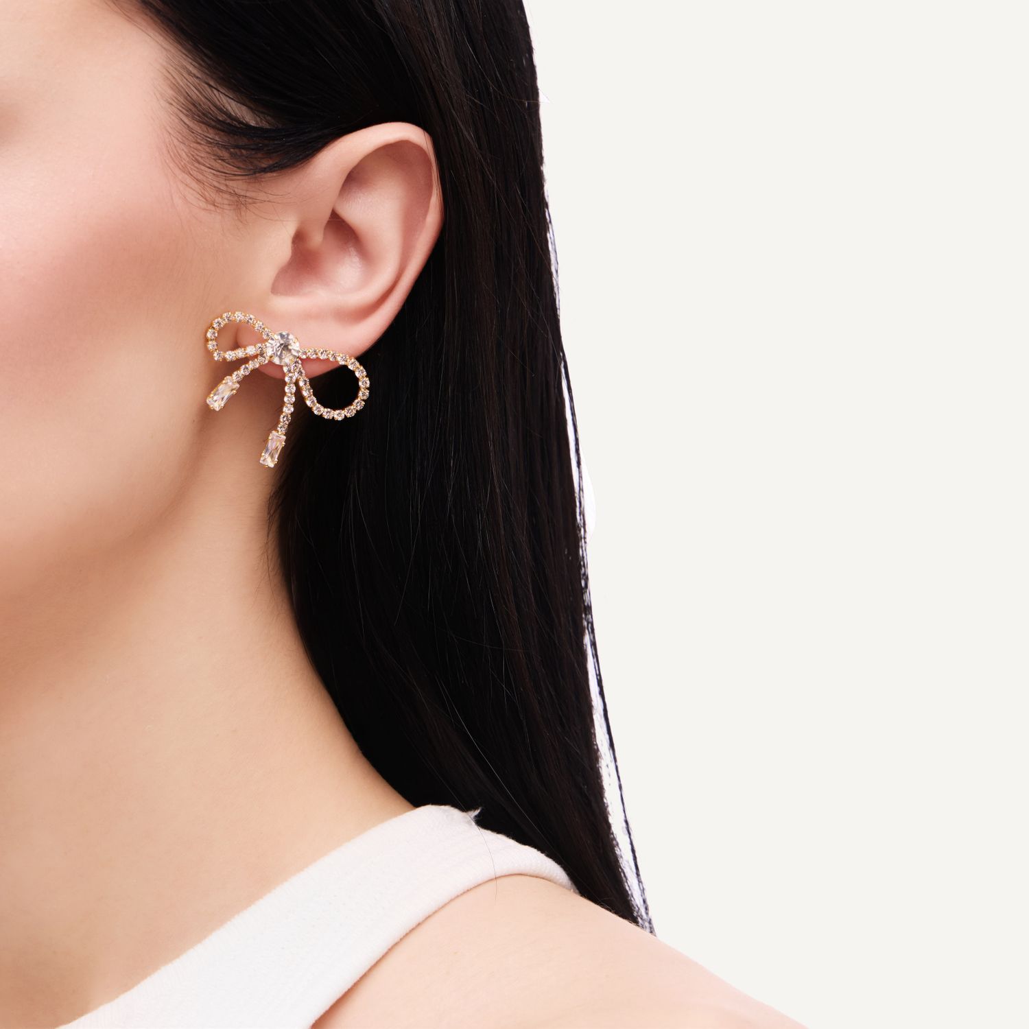 Серьги Luxe Glow Bows Earrings - Gold