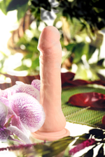 Фаллоимитатор на присоске телесный 18 см (без упаковки)