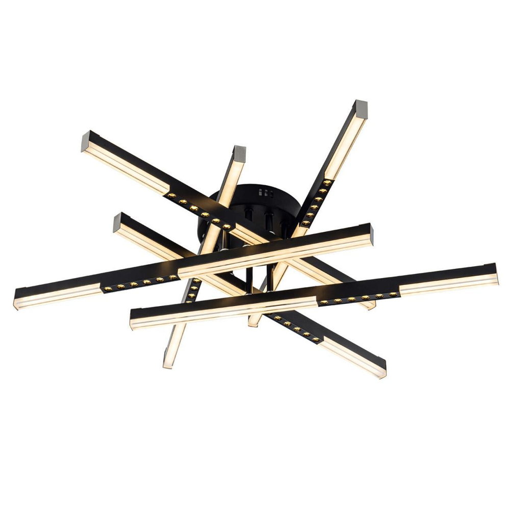 Потолочный светодиодный светильник LED4U L5116-6 BK