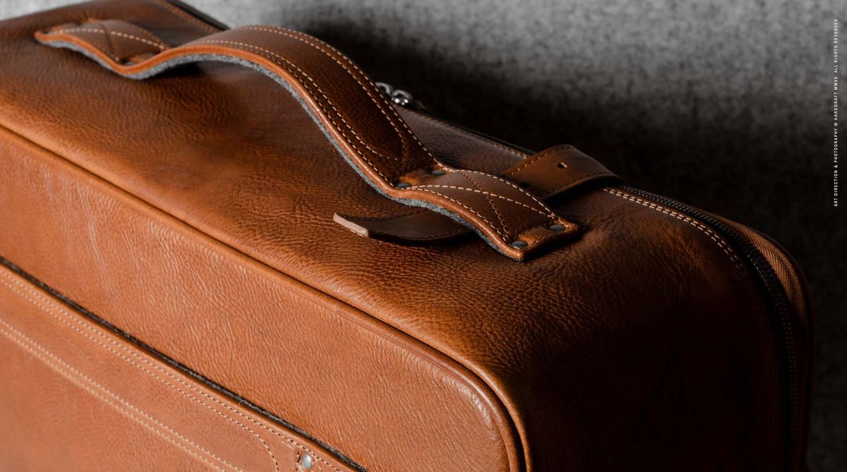 Hard Graft Carry On Classic — чемодан из кожи