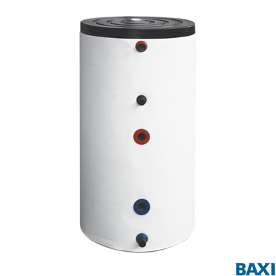 Внешний накопительный эмалированный бойлер с двумя змеевиками BAXI UBT 1000 DC