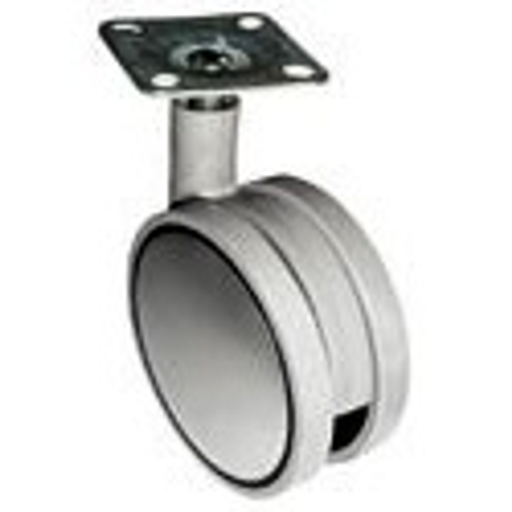 Опора колесная ОК 80 мм пласт. площадка б/торм.м/х